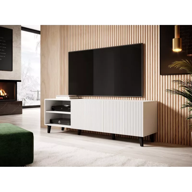 Cama RTV skapis PAFOS 150x42x52 balts matēts