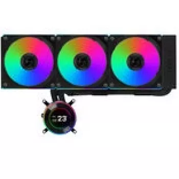 Lian Li GA II Hydroshift II LCD-C 360CL procesora šķidruma dzesēšanas sistēma 12 cm Melna 1 gab.