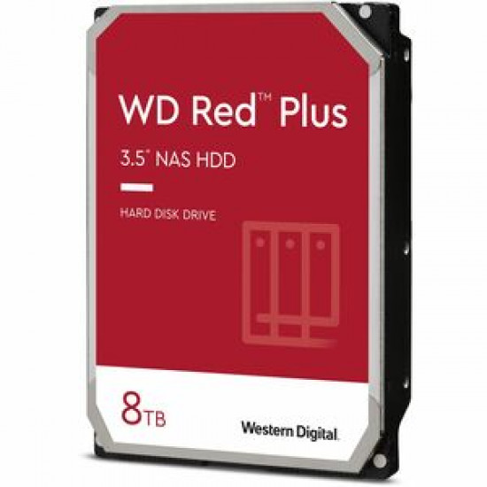 Western Digital Red Plus 3.5 8 TB Serial ATA III Western Digital Red Plus 3.5 8 TB Serial ATA III