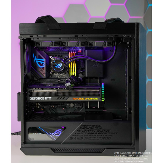 IT50 EXCLUSIVE | i5-13600KF 5.1GHz 14C/20T | RTX 4070Ti TUF SUPER 12GB | 1000W PLATINUM | 1TB GEN4 NVMe | 32GB 6400MHz G. SKILL | Z790-PLUS TUF GAMING WIFI DDR5 | ASUS ROG STRIX LC 360 | ASUS TUF GT502 IT50 EXCLUSIVE | i5-13600KF 5.1GHz 14C/20T | RTX 4070Ti TUF SUPER 12GB | 1000W PLATINUM | 1TB GEN4 NVMe | 32GB 6400MHz G. SKILL | Z790-PLUS TUF GAMING WIFI DDR5 | ASUS ROG STRIX LC 360 | ASUS TUF GT502
