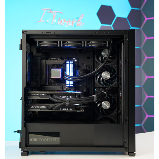 IT51 WORKLOAD MAX DDR5 | i9-13900KF 5.8GHz 24C/32T | RTX 4090 SUPRIM LIQUID X | 1000W TITANIUM | 2TB GEN4 NVMe | 64GB 5600MHz KINGSTON | Z790-CREATOR PROART DDR5 | BE QUIET! SILENT LOOP 2 | CORSAIR 7000D AIRFLOW IT51 WORKLOAD MAX DDR5 | i9-13900KF 5.8GHz 24C/32T | RTX 4090 SUPRIM LIQUID X | 1000W TITANIUM | 2TB GEN4 NVMe | 64GB 5600MHz KINGSTON | Z790-CREATOR PROART DDR5 | BE QUIET! SILENT LOOP 2 | CORSAIR 7000D AIRFLOW