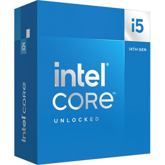 Intel CPU Desktop Core i5-14600K (up to 5.30 GHz, 24MB, LGA1700) box Intel CPU Desktop Core i5-14600K (up to 5.30 GHz, 24MB, LGA1700) box