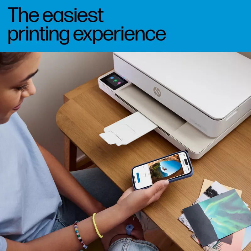 HP ENVY 6120e Bezvadu Daudzfunkciju Krāsu Printeris, Instant Ink, Foto Drukāšana
