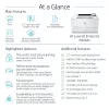 HP LaserJet Enterprise M406dn, lāzerprinteris, 1200 x 1200 DPI, A4, 38 ppm, abpusējā drukāšana, tīkla gatavs