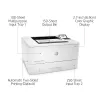 HP LaserJet Enterprise M406dn, lāzerprinteris, 1200 x 1200 DPI, A4, 38 ppm, abpusējā drukāšana, tīkla gatavs