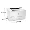 HP LaserJet Enterprise M406dn, lāzerprinteris, 1200 x 1200 DPI, A4, 38 ppm, abpusējā drukāšana, tīkla gatavs