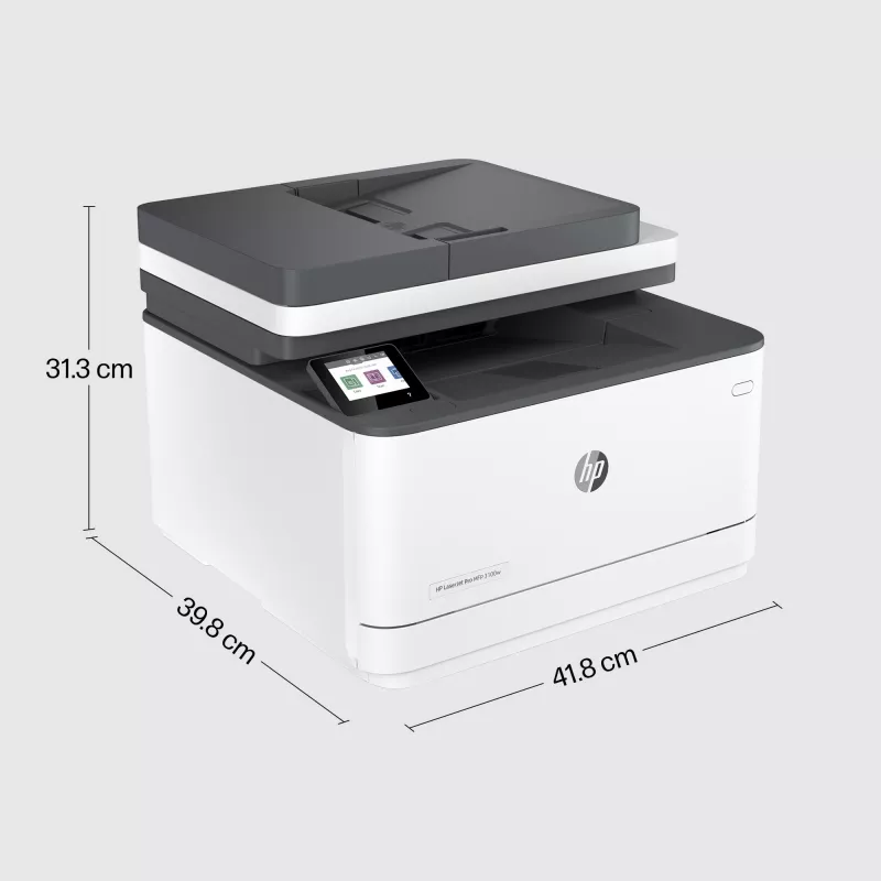 HP LaserJet Pro MFP 3102fdw printeris, lāzerprinteris, melnbalta druka, 1200 x 1200 DPI, A4, tiešā druka, balts