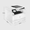 HP LaserJet Pro MFP 4102dw printeris, lāzera, monohromā druka, 1200 x 1200 DPI, A4, tiešā druka, balts