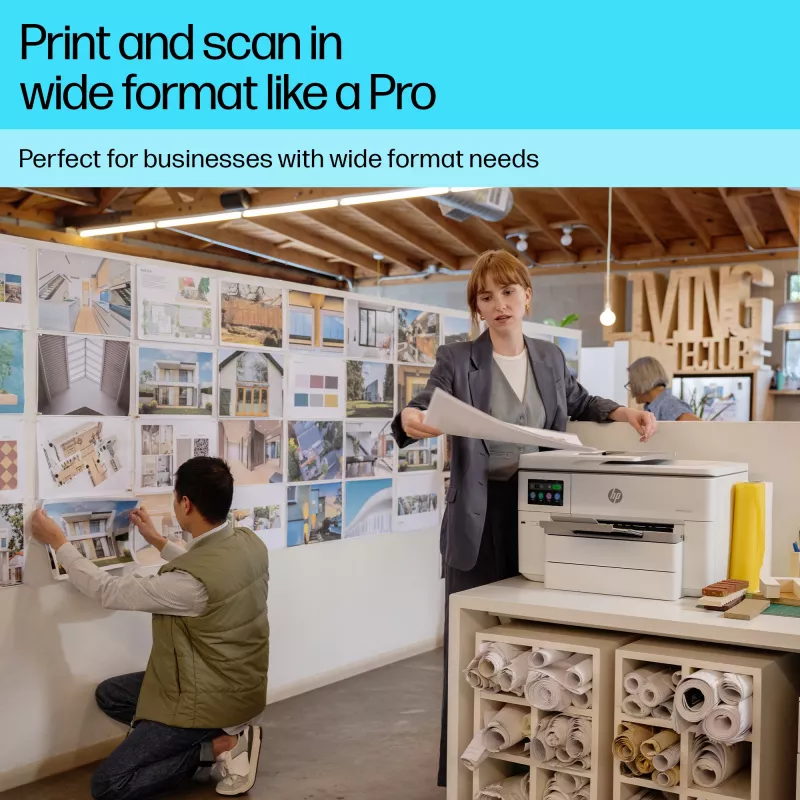 HP OfficeJet Pro 9730e bezvadu daudzfunkciju krāsu printeris, Instant Ink, abpusējā drukāšana