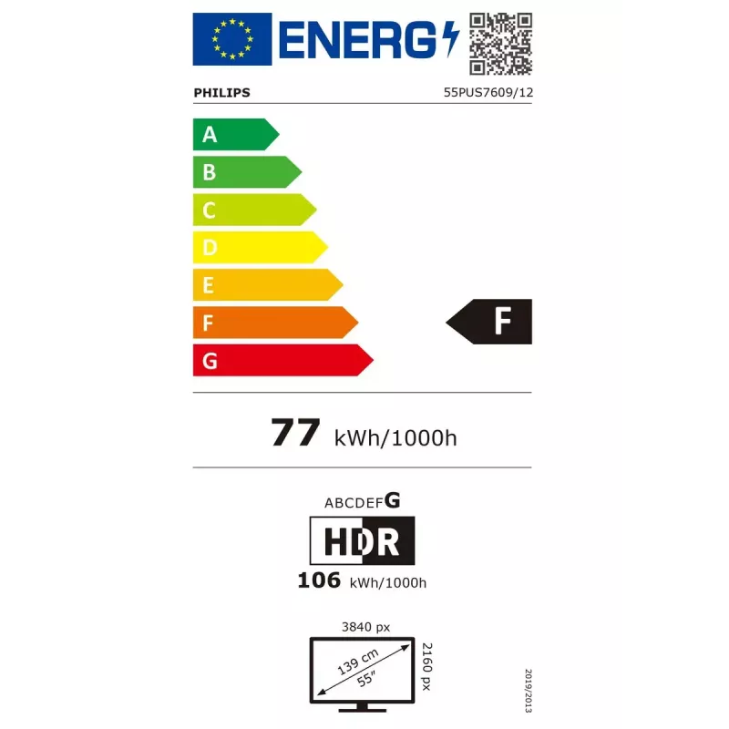 Philips 55PUS7609/12 televizors 139,7 cm (55 collas) 4K Ultra HD Smart TV Wi-Fi antracīts, pelēks