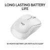 Pele Logitech M240 Silent Bluetooth Balta