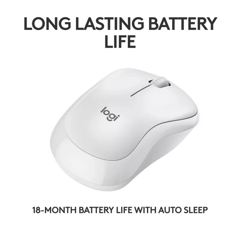 Pele Logitech M240 Silent Bluetooth Balta