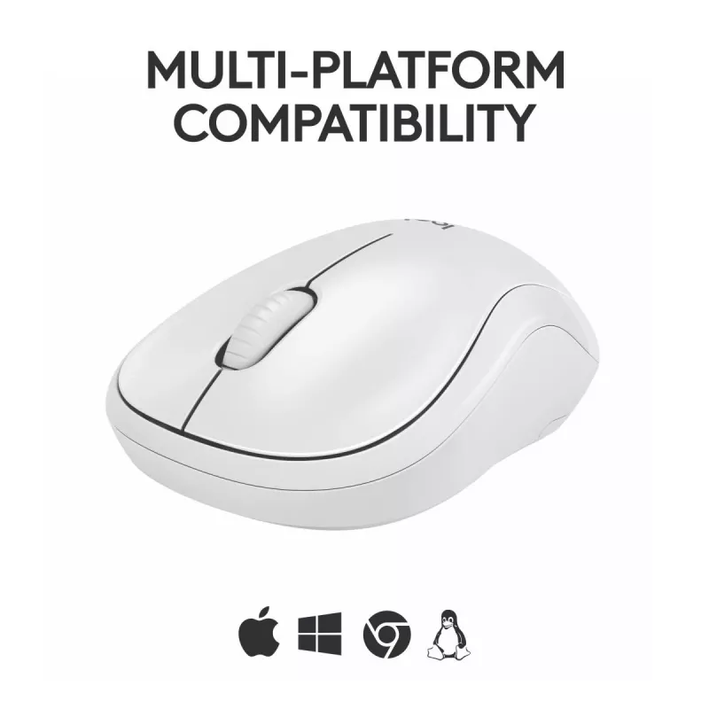 Pele Logitech M240 Silent Bluetooth Balta