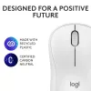 Pele Logitech M240 Silent Bluetooth Balta