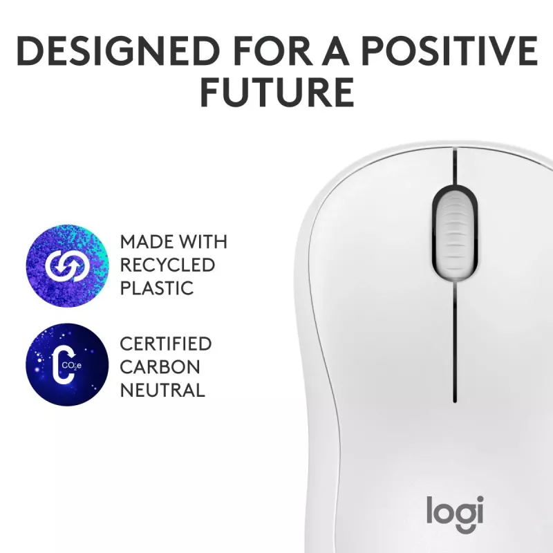 Pele Logitech M240 Silent Bluetooth Balta