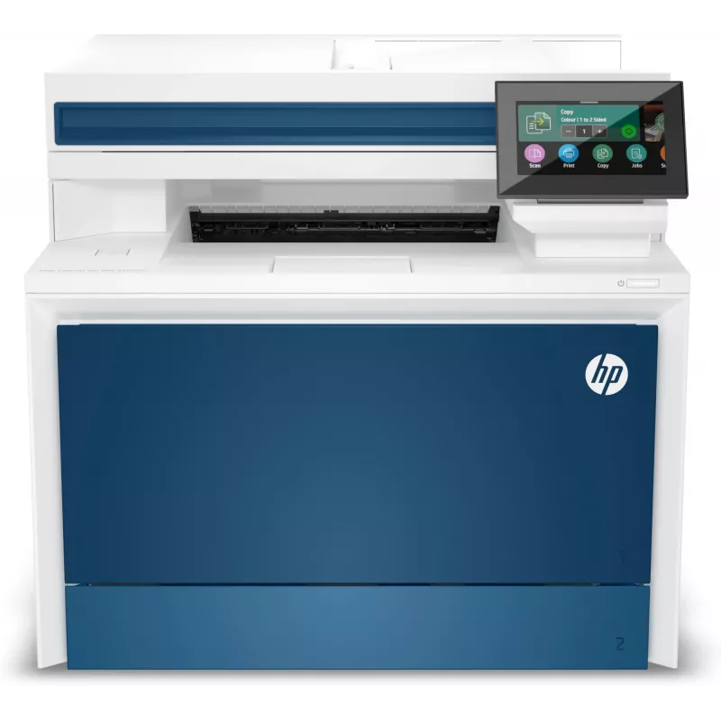 HP Color LaserJet Pro MFP 4302fdw printeris, lāzerkrāsu, 600 x 600 DPI, A4, tiešā drukāšana, zils, balts