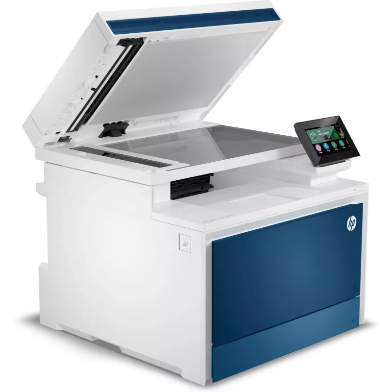 HP Color LaserJet Pro MFP 4302fdw printeris, lāzerkrāsu, 600 x 600 DPI, A4, tiešā drukāšana, zils, balts