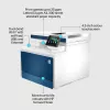 HP Color LaserJet Pro MFP 4302fdw printeris, lāzerkrāsu, 600 x 600 DPI, A4, tiešā drukāšana, zils, balts