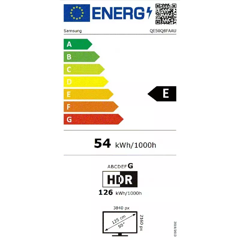 Samsung QE50Q8FAAU 50 collu QLED 4K UHD televizors (3840×2160), Dual LED, Tizen, 50 Hz