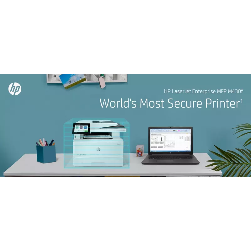 Daudzfunkciju ierīce HP LaserJet Enterprise MFP M430f lāzera melnbalta druka