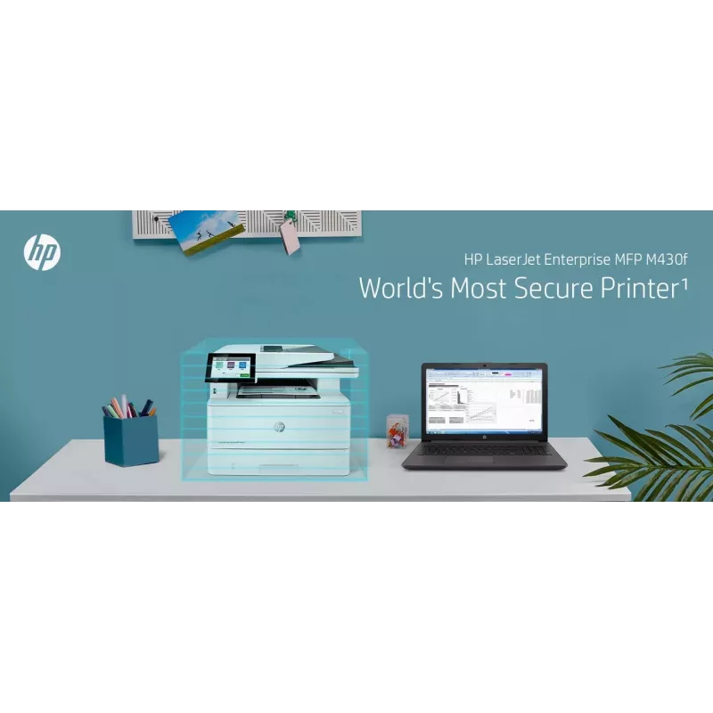 Daudzfunkciju ierīce HP LaserJet Enterprise MFP M430f lāzera melnbalta druka