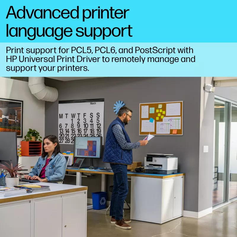 HP OfficeJet Pro 9130b Bezvadu Daudzfunkciju Krāsu Printeris, Divpusējā drukāšana, Kopētājs, Skeneris
