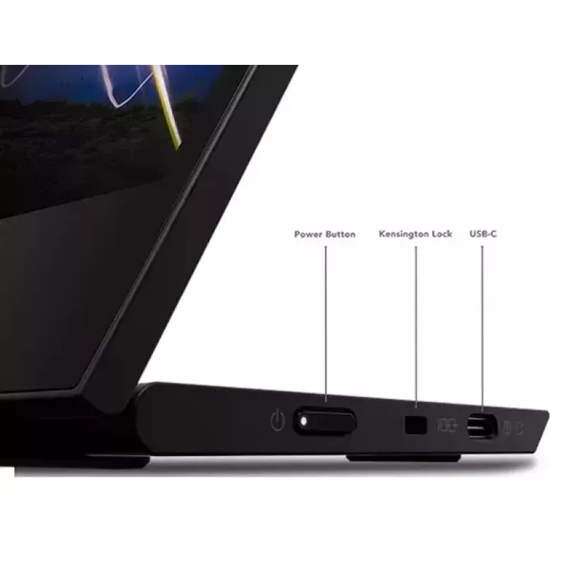 Lenovo ThinkVision M15 datora monitors 39,6 cm (15,6 collu) 1920 x 1080 pikseļi Full HD LED Melns