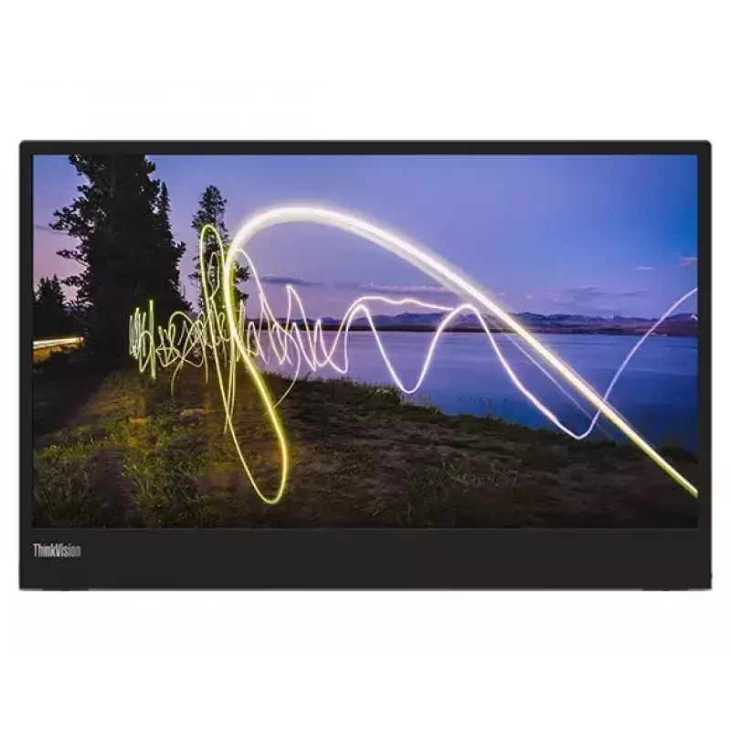 Lenovo ThinkVision M15 datora monitors 39,6 cm (15,6 collu) 1920 x 1080 pikseļi Full HD LED Melns