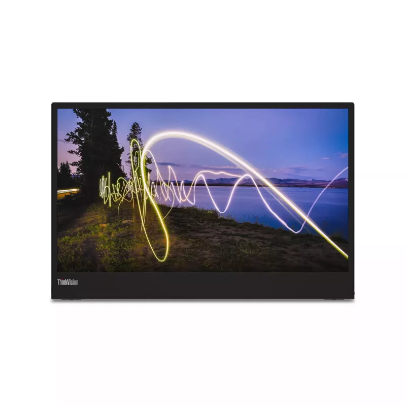 Lenovo ThinkVision M15 datora monitors 39,6 cm (15,6 collu) 1920 x 1080 pikseļi Full HD LED Melns