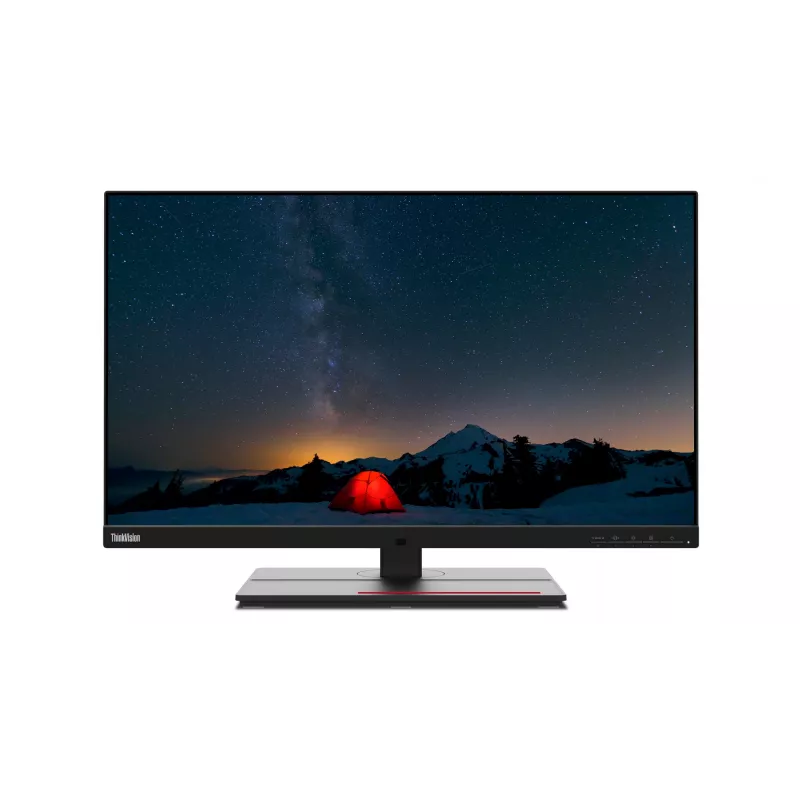 Lenovo ThinkVision P27u-20 monitors, 68.6 cm (27 inch), 3840 x 2160 pikseļi, 4K Ultra HD, LED, 6 ms, Melns