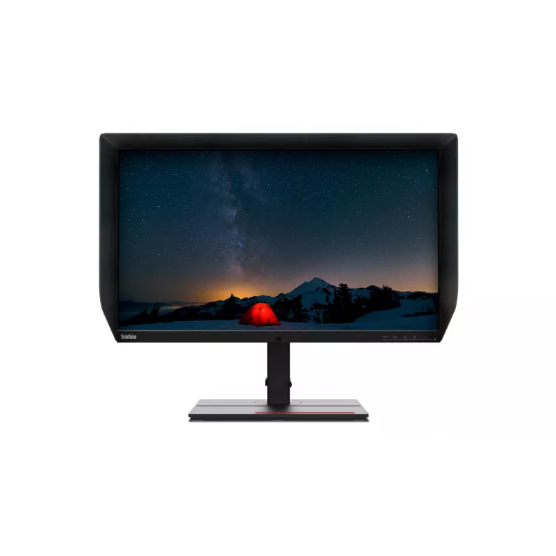 Lenovo ThinkVision P27u-20 monitors, 68.6 cm (27 inch), 3840 x 2160 pikseļi, 4K Ultra HD, LED, 6 ms, Melns