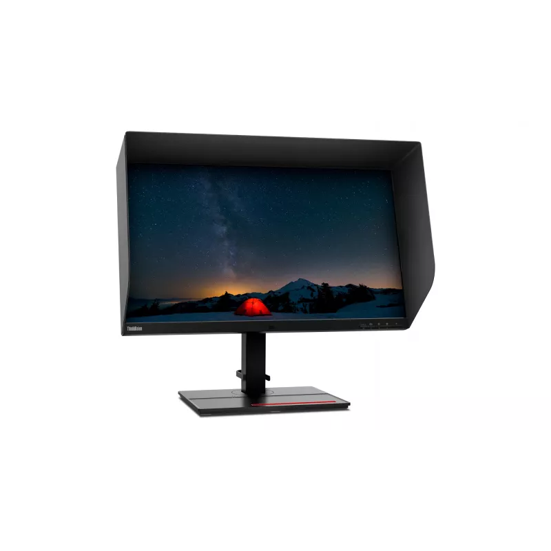 Lenovo ThinkVision P27u-20 monitors, 68.6 cm (27 inch), 3840 x 2160 pikseļi, 4K Ultra HD, LED, 6 ms, Melns