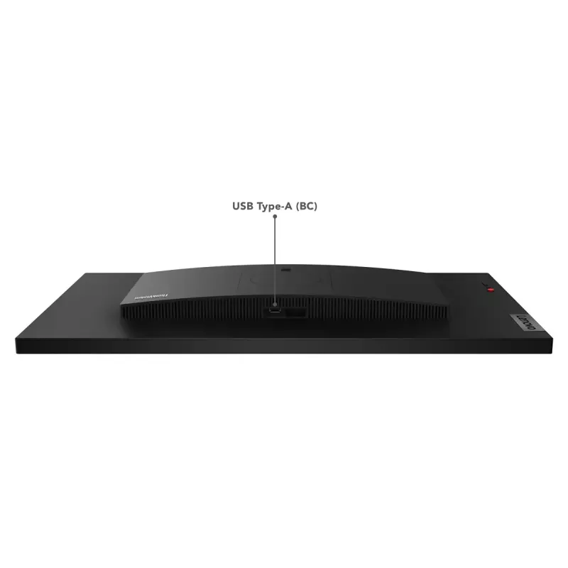 Lenovo ThinkVision P27h-30 27 collu Quad HD LCD monitors melnā krāsā