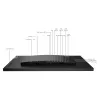 Lenovo ThinkVision P27h-30 27 collu Quad HD LCD monitors melnā krāsā