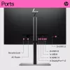 HP E24t G5 FHD Touch Monitors, 60.5 cm (23.8 collas), 1920 x 1080 pikseļi, Full HD, LCD, 5 ms, Melns