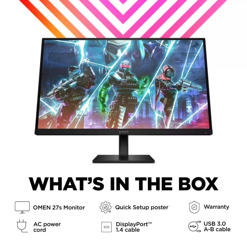 OMEN by HP 27 collu FHD 240Hz spēļu monitors - OMEN 27s