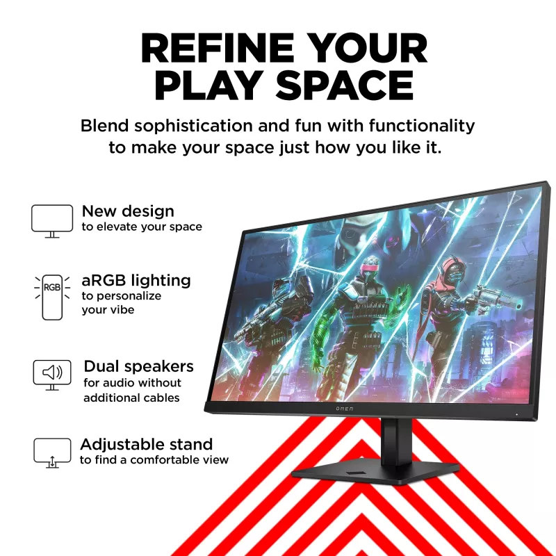 OMEN by HP 27 collu FHD 240Hz spēļu monitors - OMEN 27s