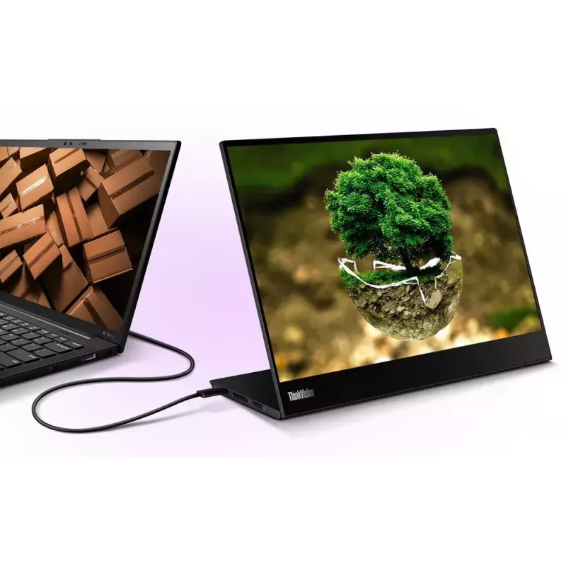 Monitoris Lenovo ThinkVision M14t 14 collu skārienjutīgs LED 2240 x 1400