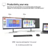 HP Series 7 Pro 27 collu QHD monitors - 727pq, 68.6 cm (27 inch), 2560 x 1440 pikseļi, Quad HD, LCD, 5 ms, Melns