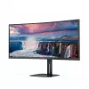 AOC CU34V5C/BK 34 collu izliekts monitors, WQHD 3440x1440, USB-C ar PD65W