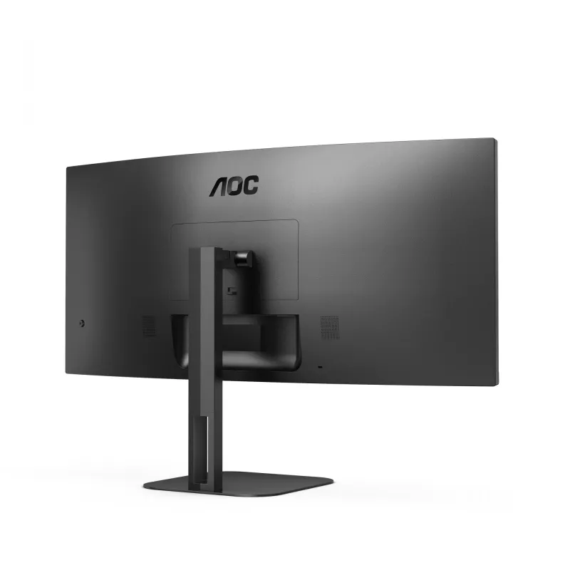 AOC CU34V5C/BK 34 collu izliekts monitors, WQHD 3440x1440, USB-C ar PD65W
