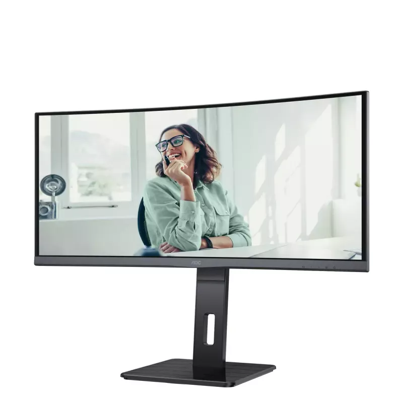 AOC CU34P3CV monitors 86,4 cm (34 inch) 3440 x 1440 UltraWide Quad HD LED melns