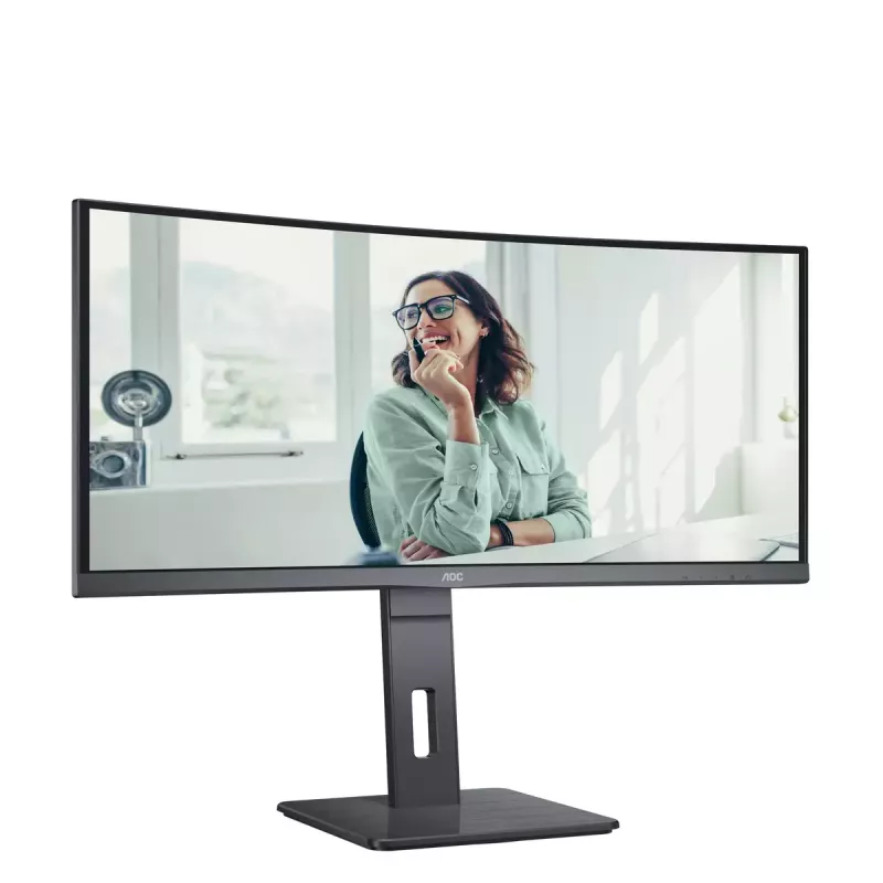 AOC CU34P3CV monitors 86,4 cm (34 inch) 3440 x 1440 UltraWide Quad HD LED melns