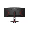 34 collu AOC CU34G2XP/BK VA monitors, 3440×1440, 21:9, 180 Hz, 1 ms, 2×HDMI, melns