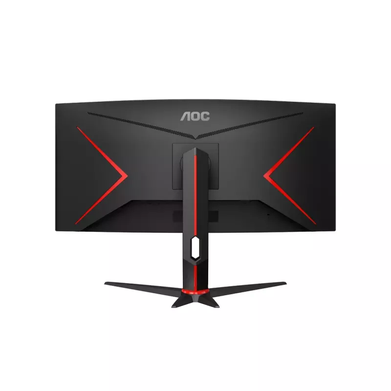 34 collu AOC CU34G2XP/BK VA monitors, 3440×1440, 21:9, 180 Hz, 1 ms, 2×HDMI, melns