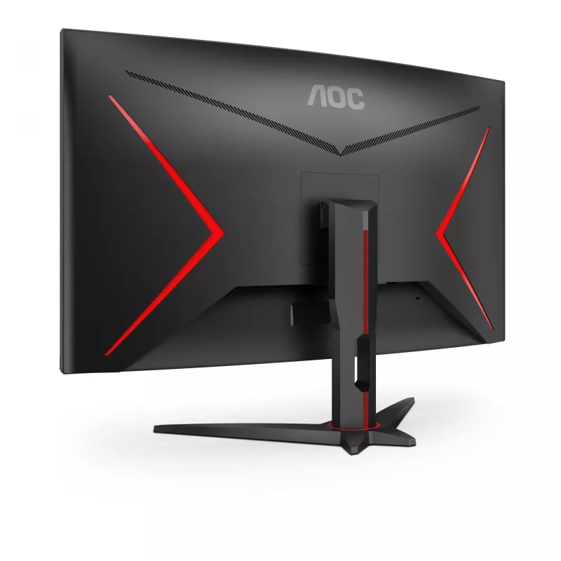 AOC G2 C32G2ZE/BK dators monitors 80 cm (31,5 collu) 1920 x 1080 pikseļi Full HD LED Melns, Sarkans