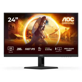 AOC G4 24G4HRE datora monitors 60.5 cm (23.8 collu) 1920 x 1080 pikseļi Full HD LED Melns, Sarkans