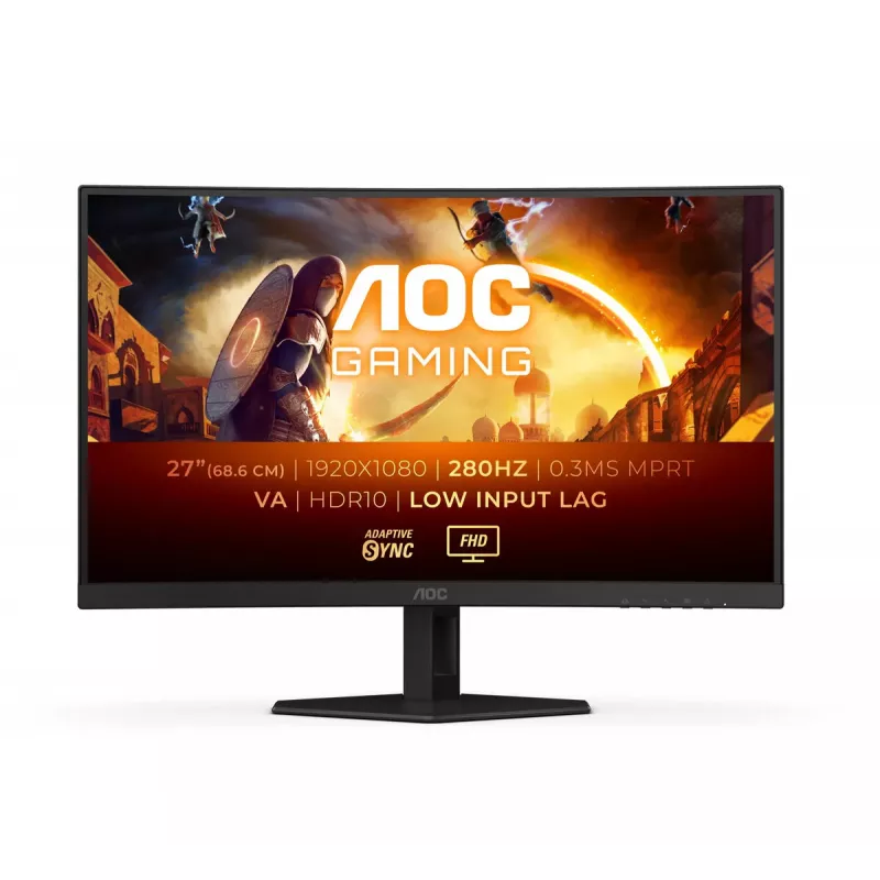 AOC G4 C27G4ZXE dators monitors 68.6 cm (27 colli) 1920 x 1080 pikseļi Full HD LED Melns, Pelēks