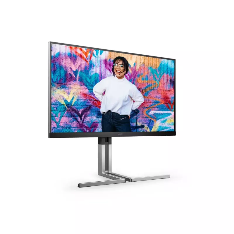 AOC Q27U3CV datora monitors 68,6 cm (27 inch) 2560 x 1440 pikseļi Quad HD LCD melns