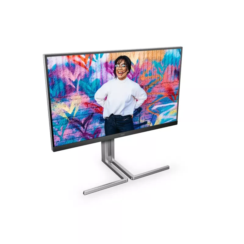 AOC Q27U3CV datora monitors 68,6 cm (27 inch) 2560 x 1440 pikseļi Quad HD LCD melns